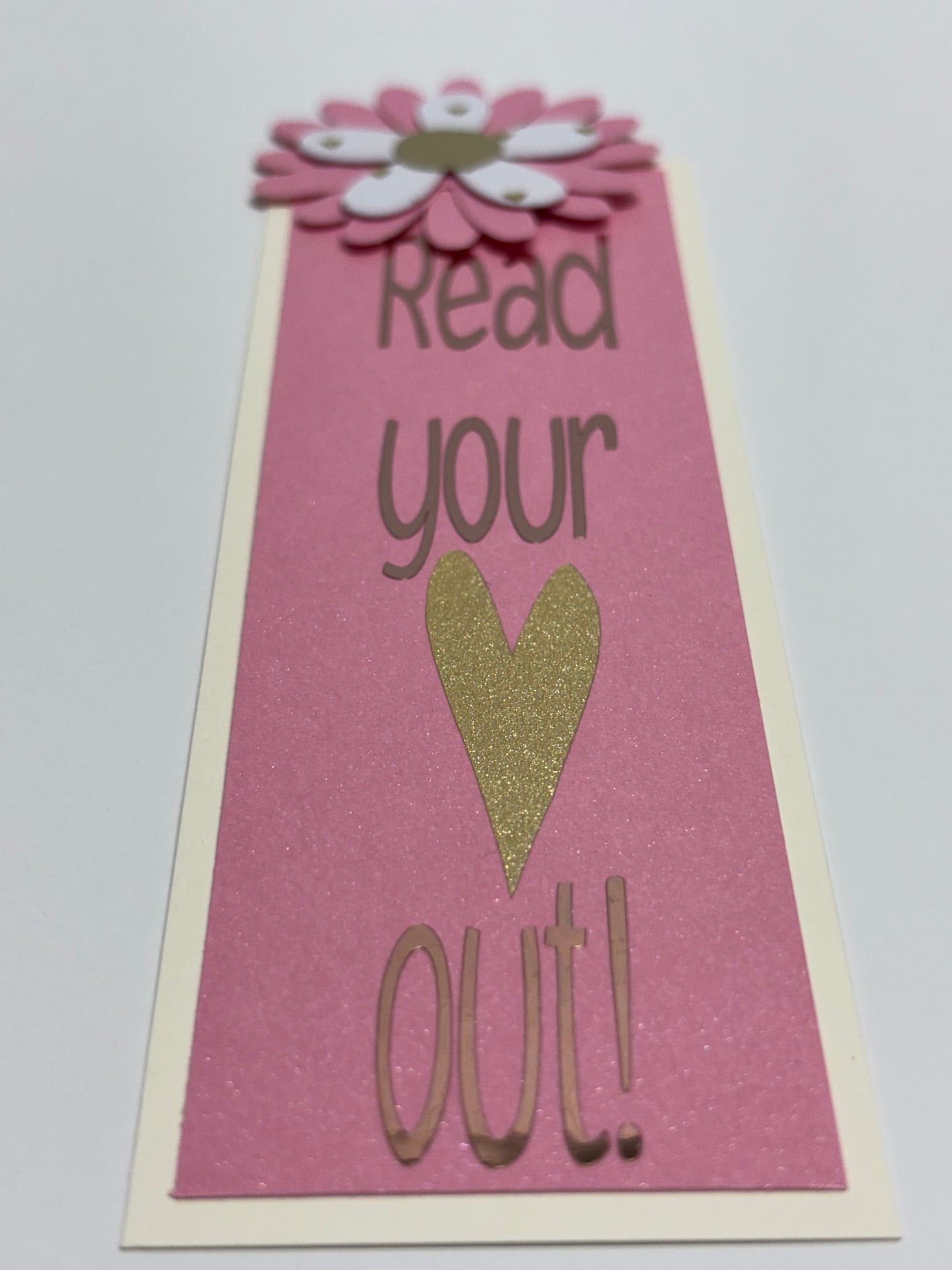 Bookmark-Pink and Rose Gold