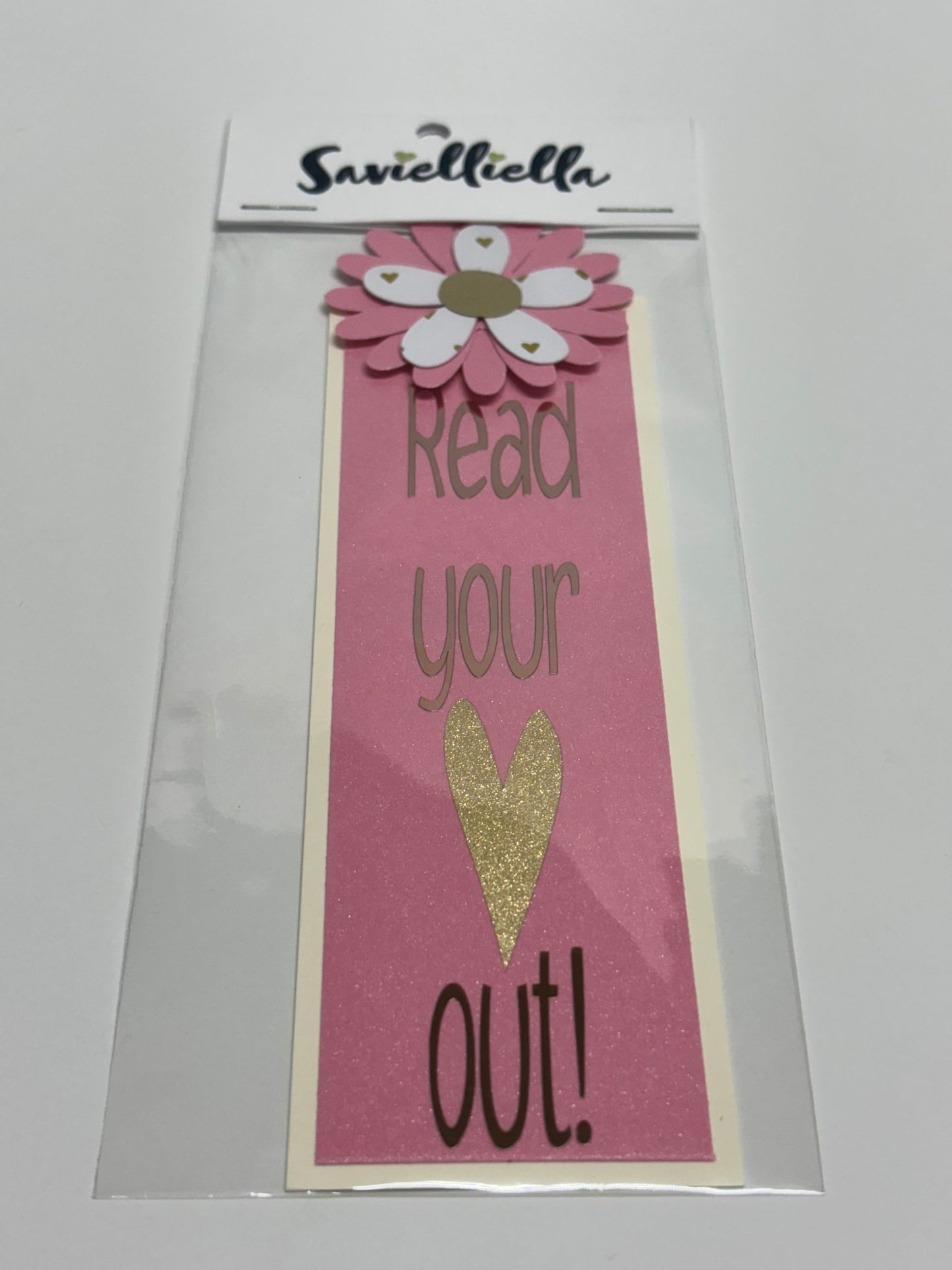 Bookmark-Pink and Rose Gold