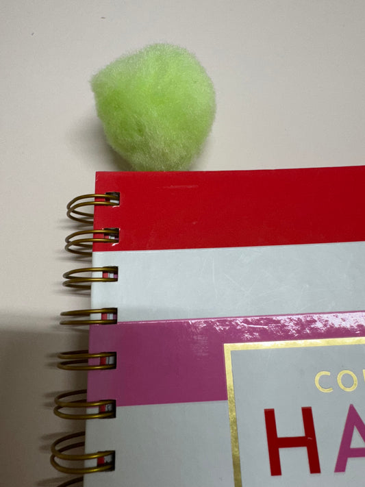 Bookmark Green POMPOM