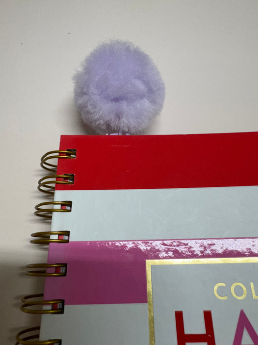 Bookmark Purple POMPOM