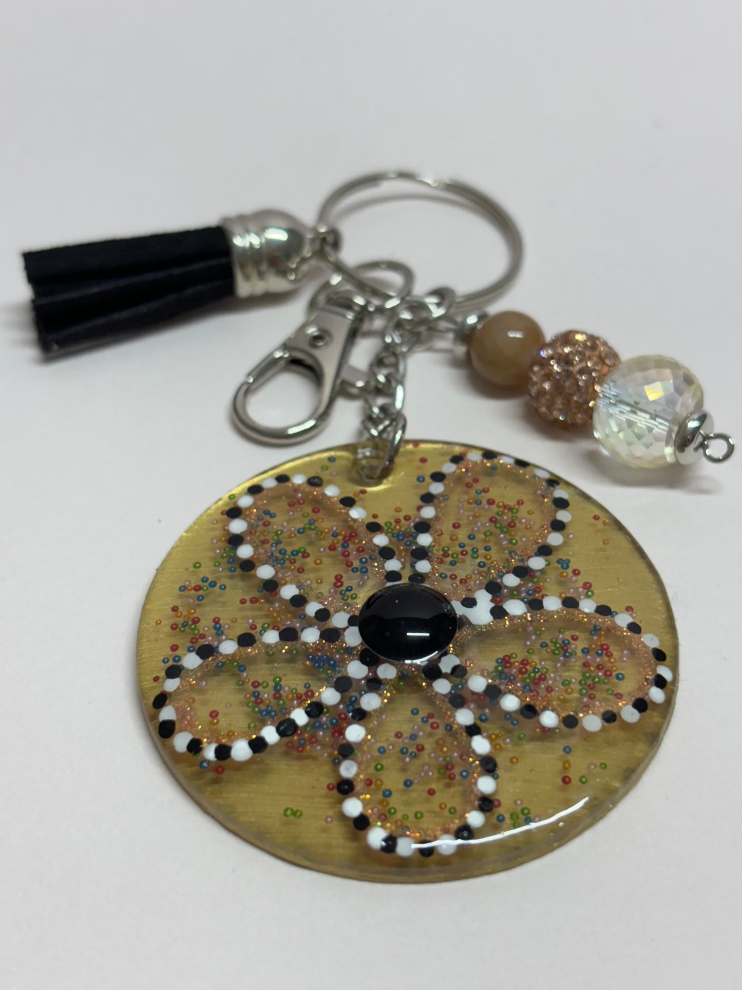 Acrylic Keychain-Gold