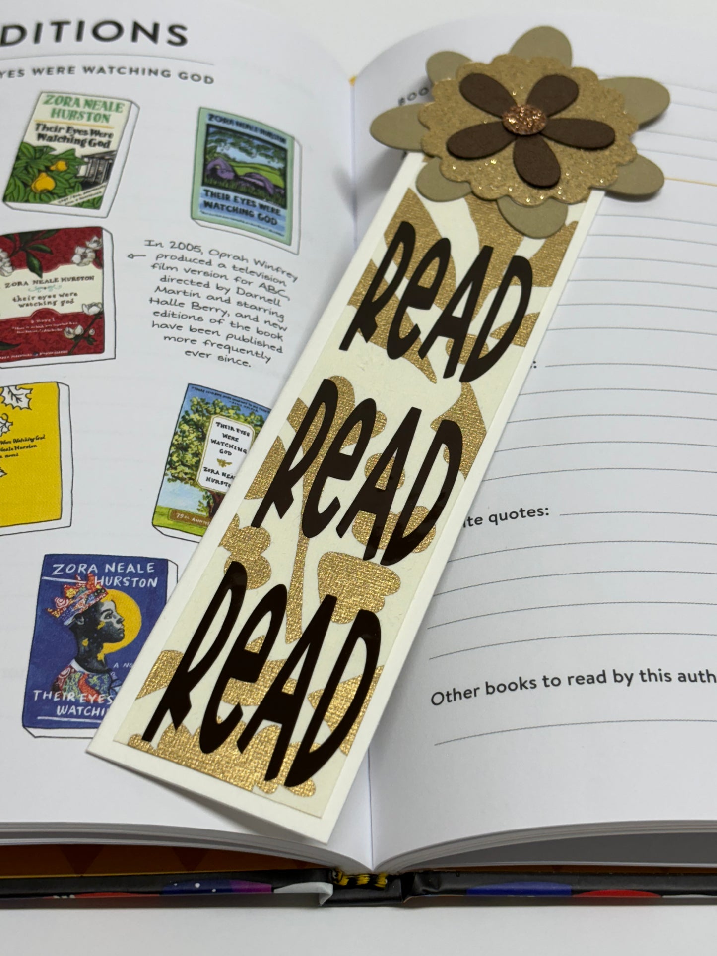 Bookmark-Gold and Brown