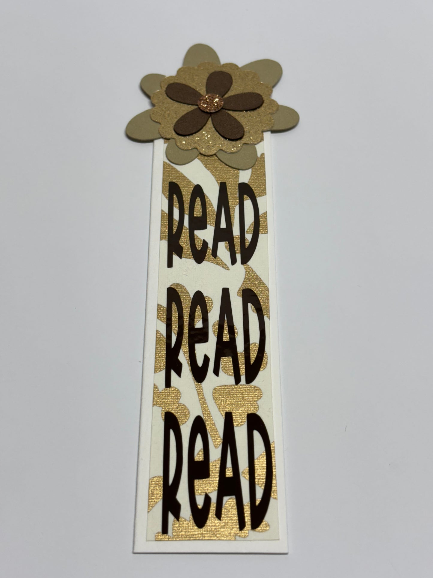 Bookmark-Gold and Brown
