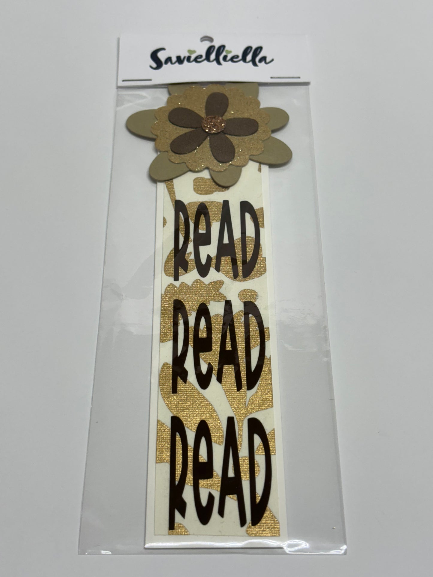 Bookmark-Gold and Brown