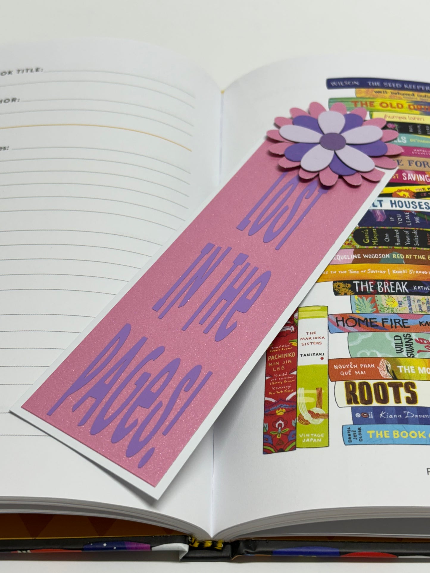 Bookmark- Pink and Purple