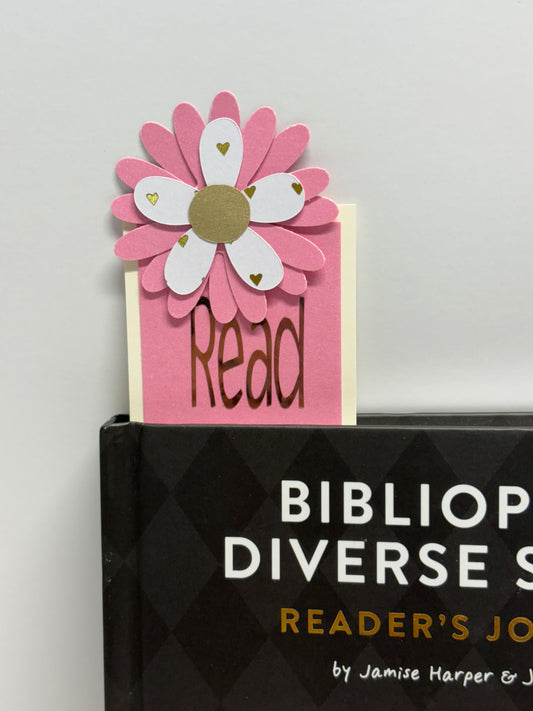 Bookmark-Pink and Rose Gold