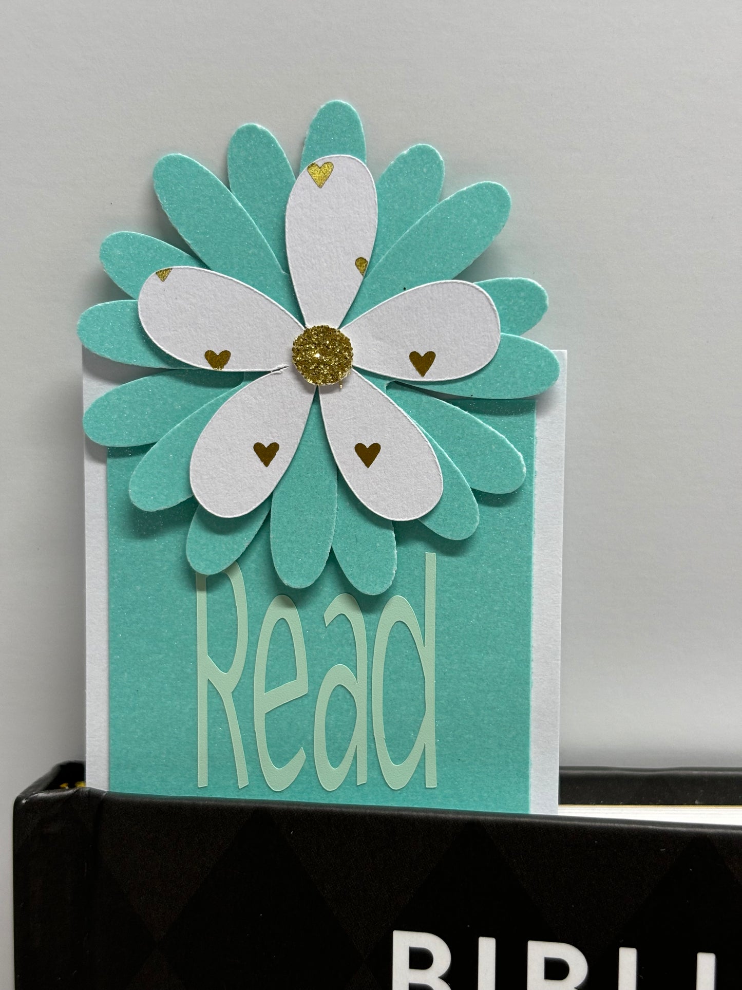 Bookmark- Tiffany Blue and Gold