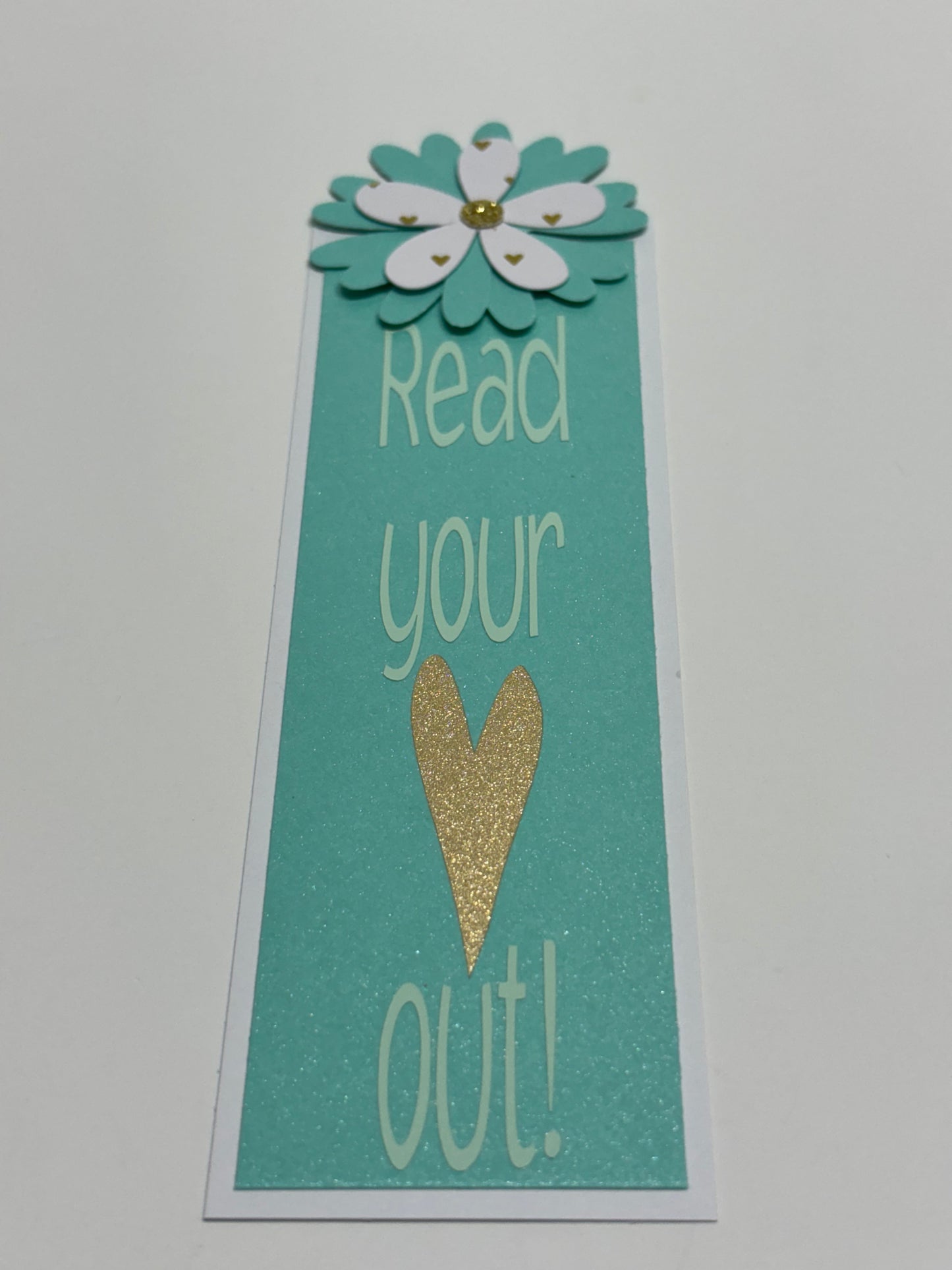 Bookmark- Tiffany Blue and Gold