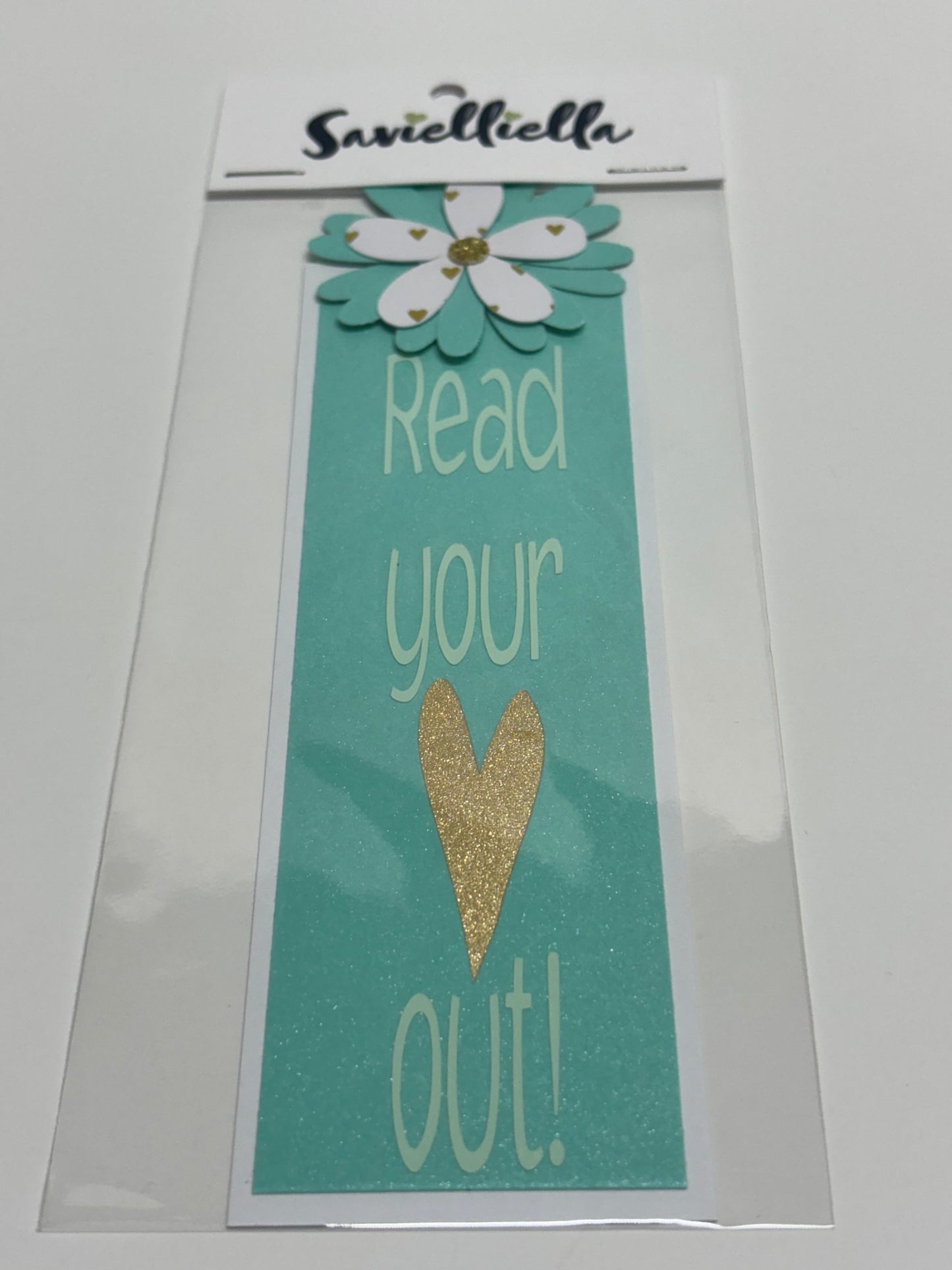 Bookmark- Tiffany Blue and Gold