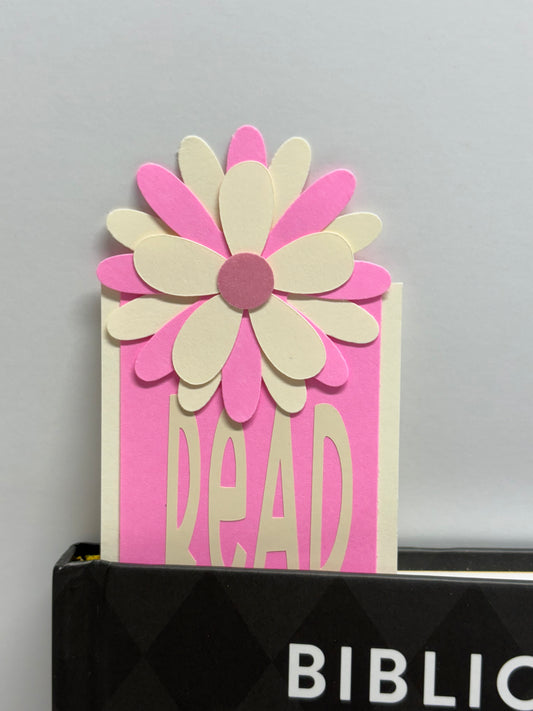 Bookmark- Bubblegum Pink and Cream
