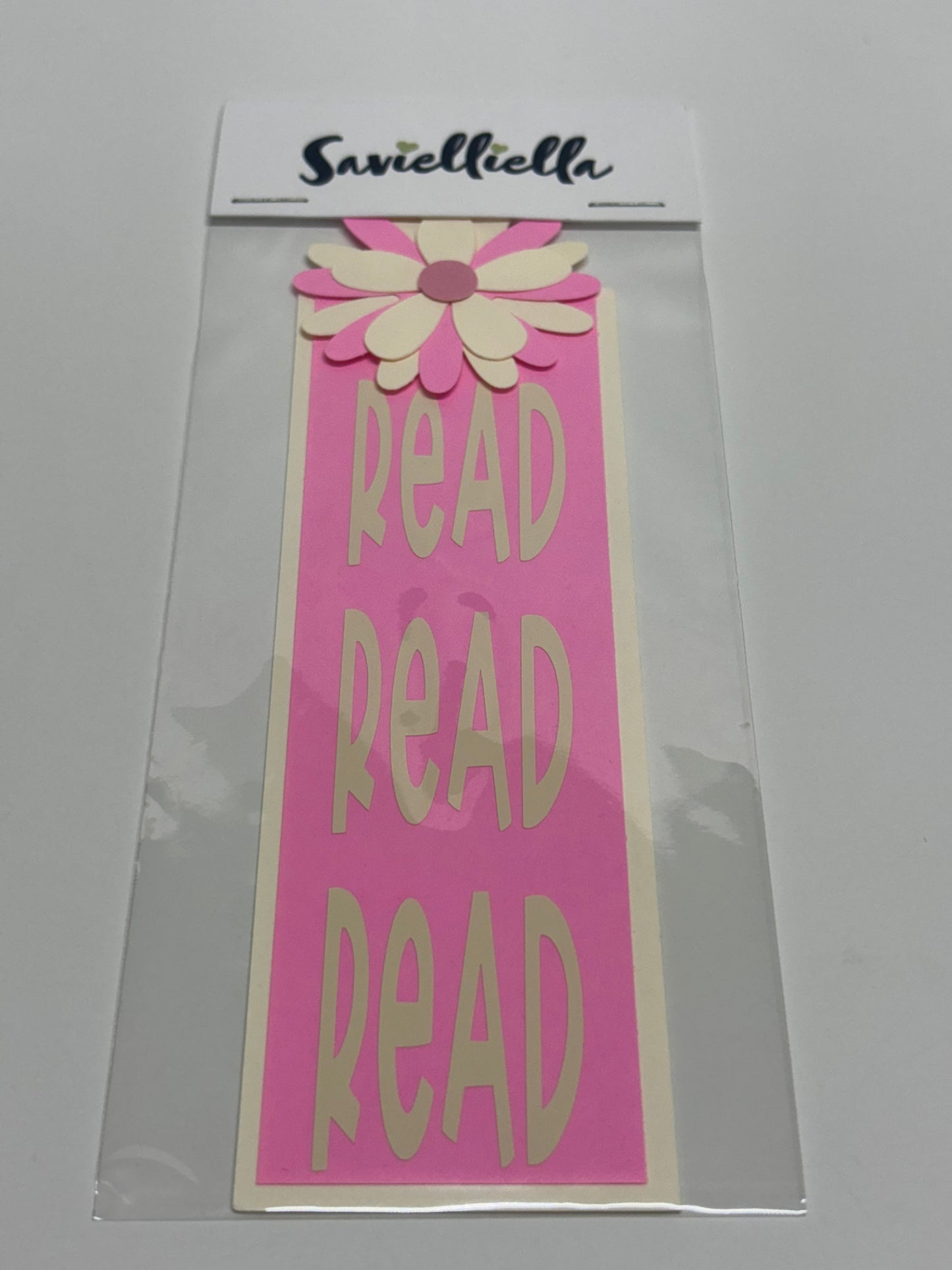 Bookmark- Bubblegum Pink and Cream