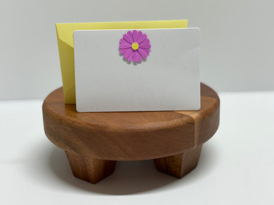 Note Yellow and Pink Flower