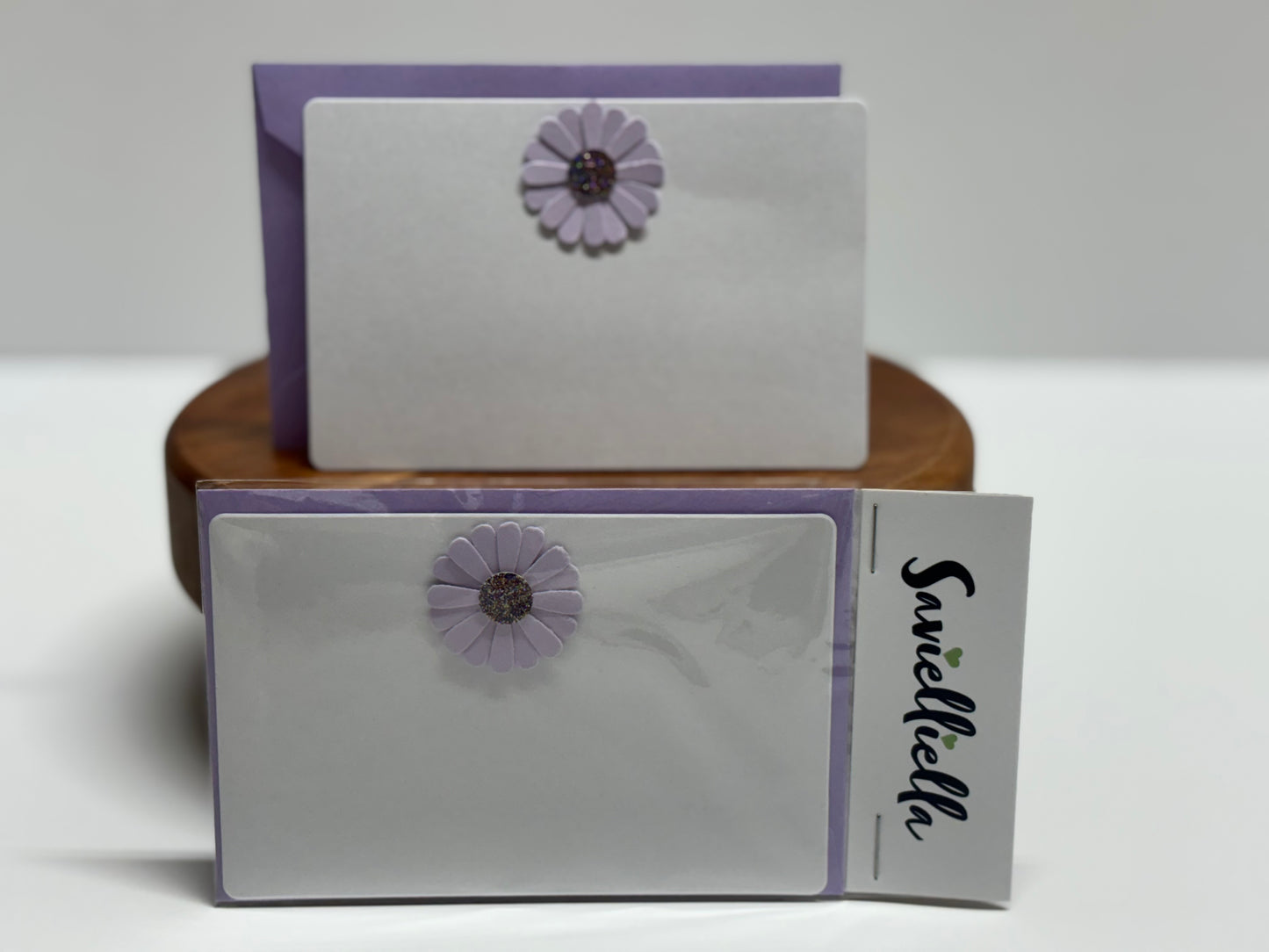 Note Lavender and Lavender Flower